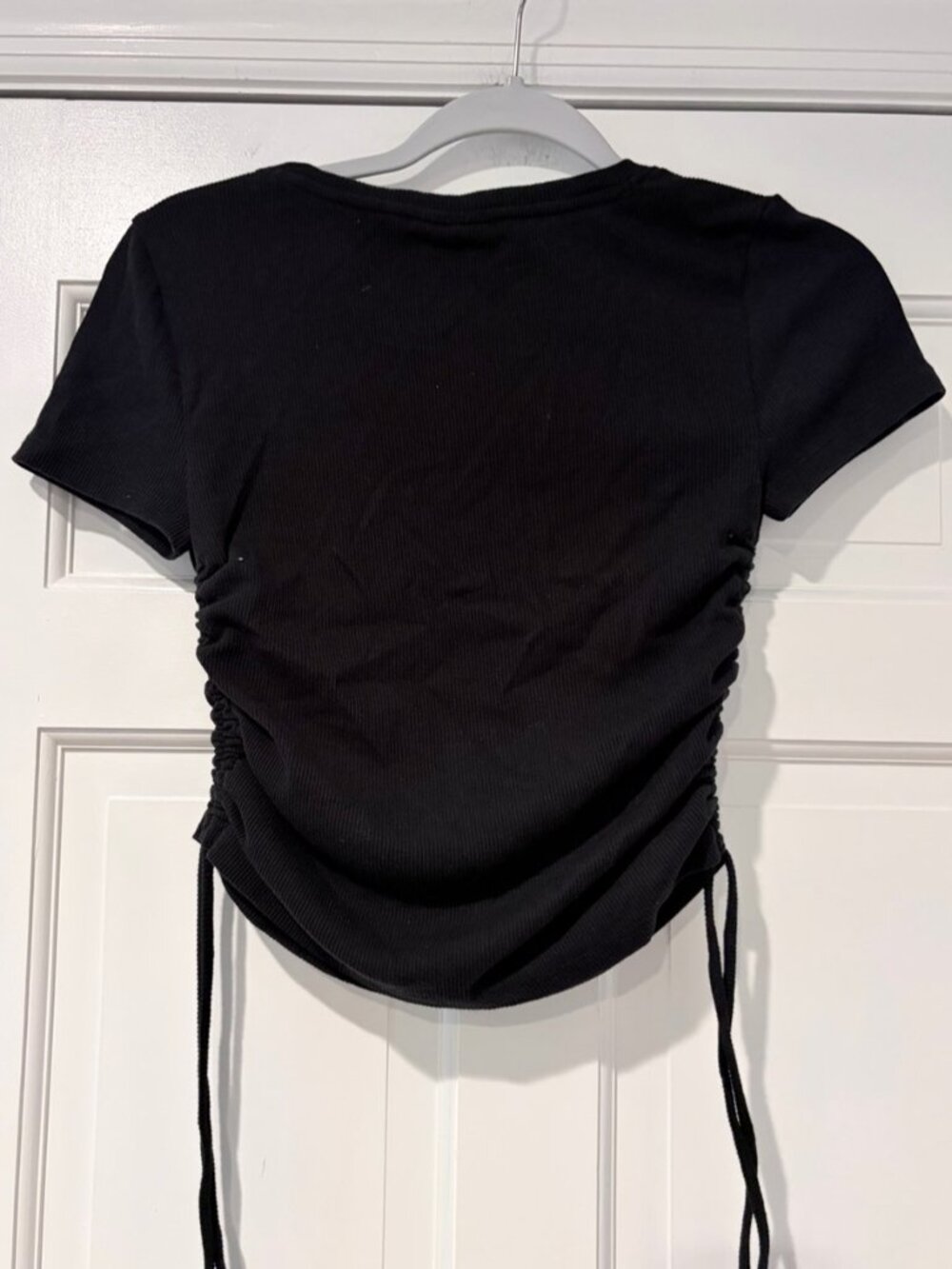 Black Short-Sleeve Top - Picture 2 of 2